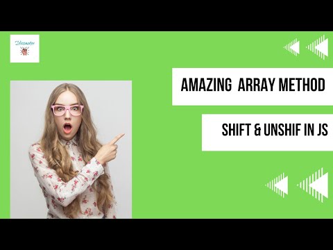 Array Method Shift & Unshift In JavaScript In Urdu/Hindi Part 3