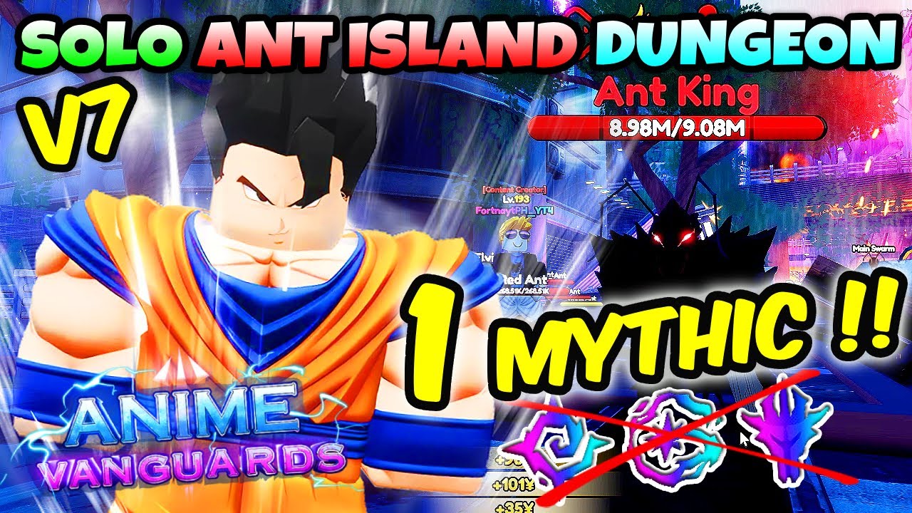 1 MYTHIC Ultimate GOHAN Easily SOLO DUNGEON Ant Island Raid In Anime 1 mythic ultimate gohan easily solo dungeon ant island raid in anime