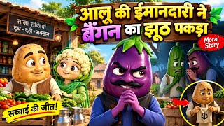  Baingan Tried to Destroy Aloo's Business… But the Truth Came Out 😱#viralvideo 