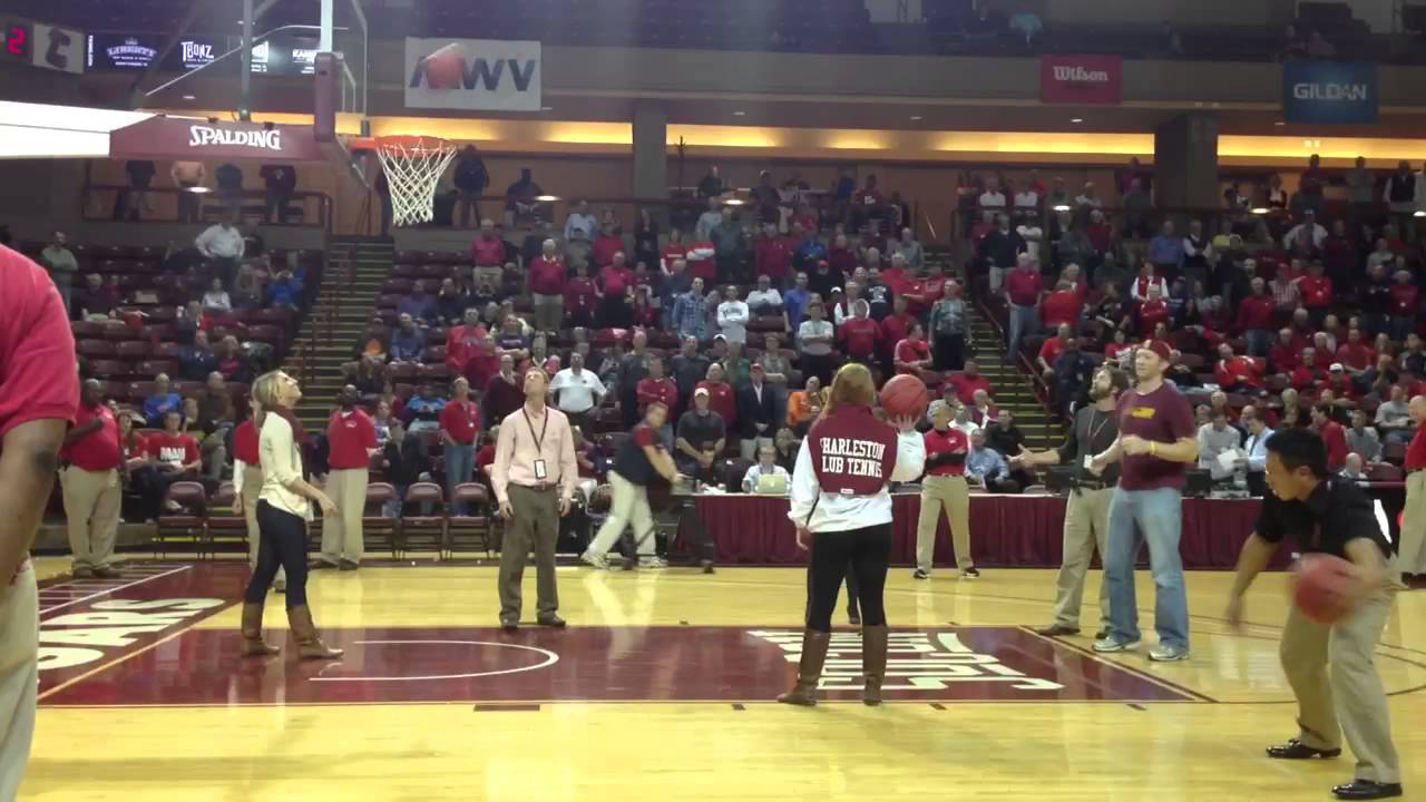 Halftime Free Throw Contest at Charleston Classic