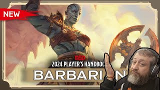 D&D 5e 2024 Player's Handbook Barbarian Reveal | Nerd Immersion