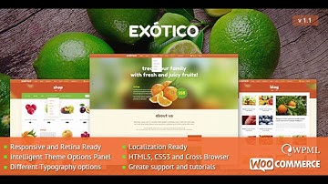 Exotico Responsive WordPress Theme | Themeforest Website Templates and Themes