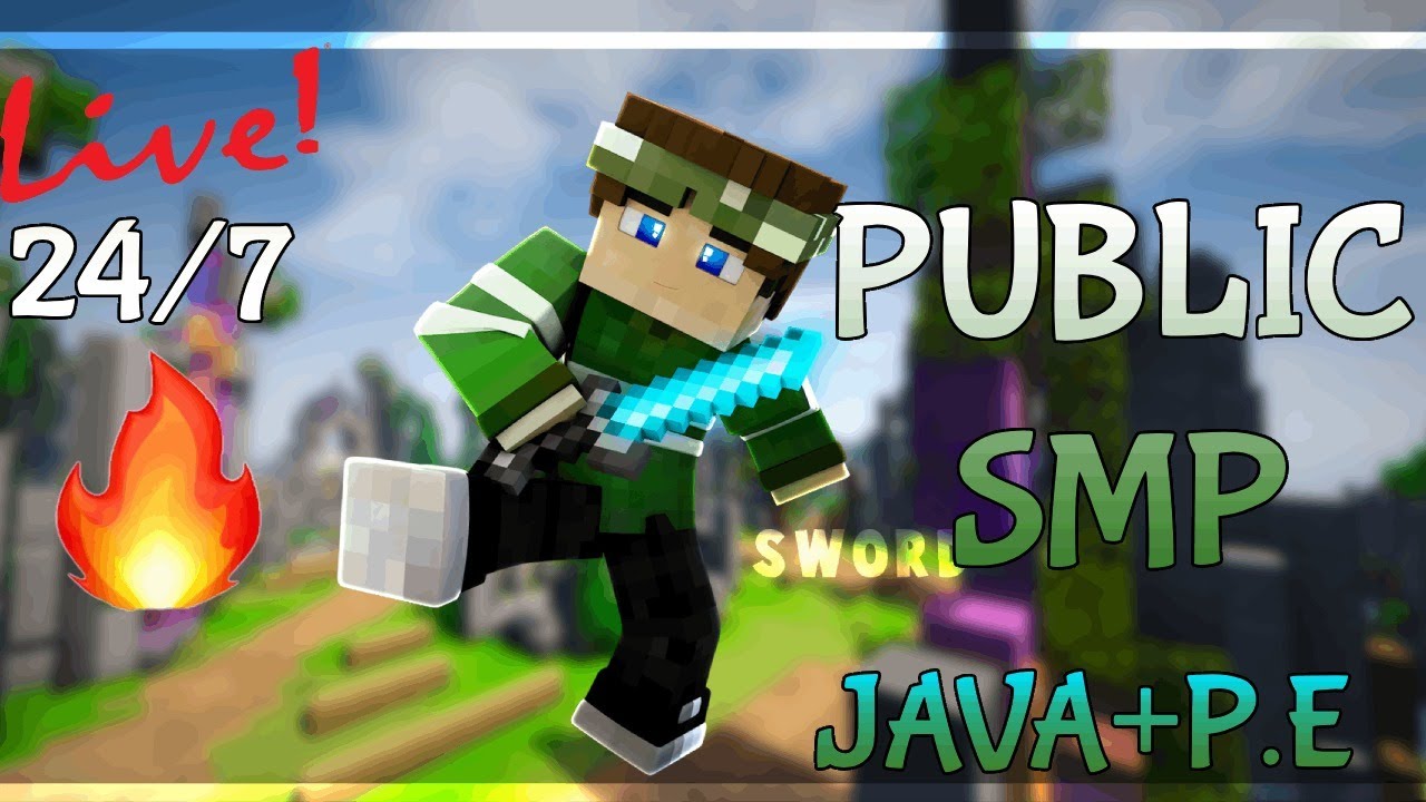 🛑Minecraft Live : Public Smp Server - Java + Bedrock + P.e | Survival ...