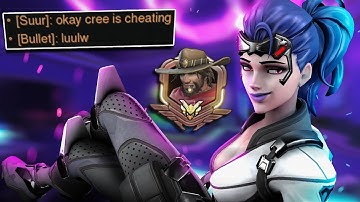 I faced a CHEATING Mccree and WON as Widowmaker - Overwatch
