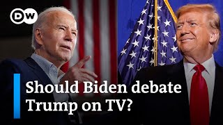 Joe Biden and Donald Trump agree to US presidential debates | DW News