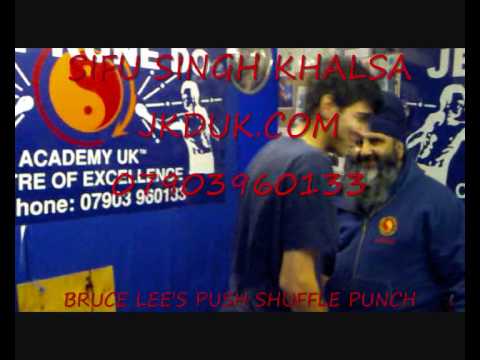 BRUCE LEE'S PUSH SHUFFLE PUNCH BY SIFU SINGH KHALSA.wmv