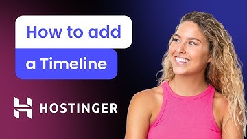 How to add a Timeline to Hostinger