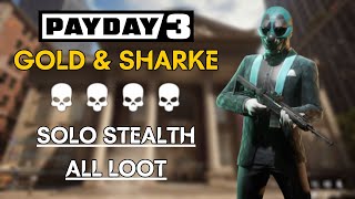 Payday 3 - Gold & Sharke (Overkill, Solo Stealth Gameplay)