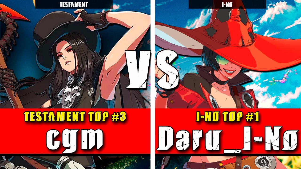 GGST | cgm (Testament) VS Daru_I-No (I-No) | Guilty Gear Strive High level gameplay