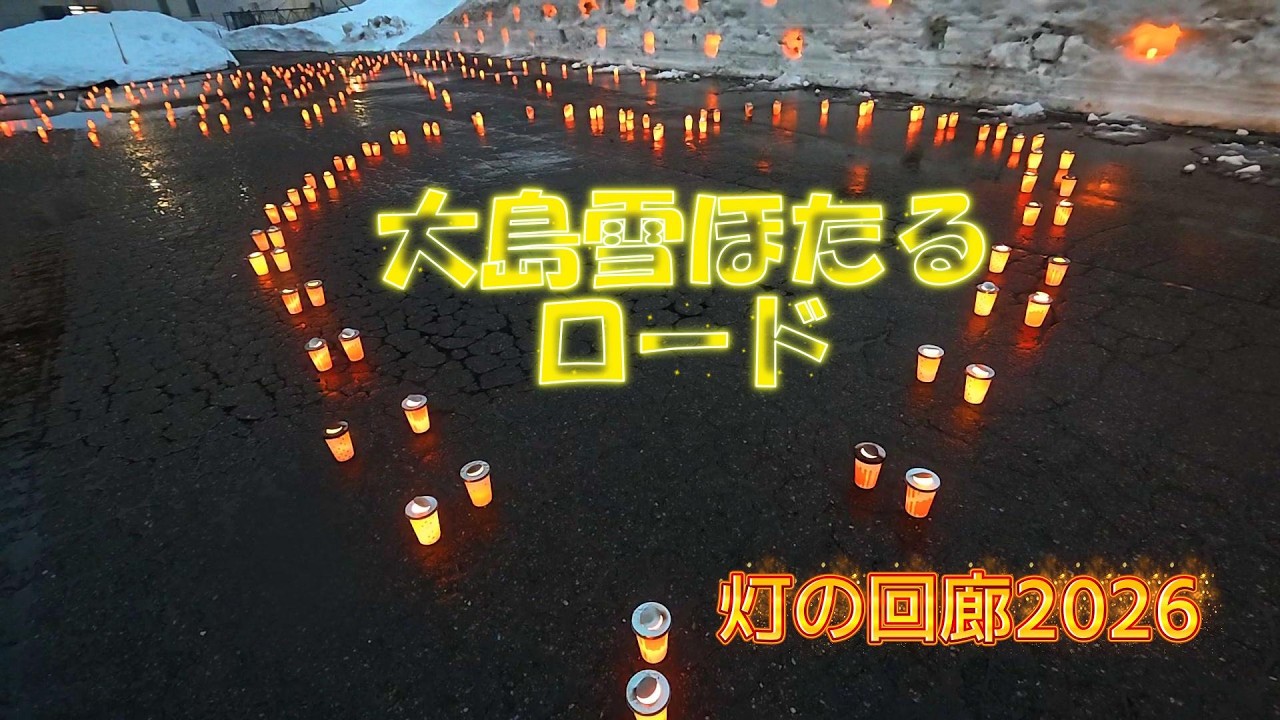 灯の回廊2026【大島雪ほたるロード】大島区