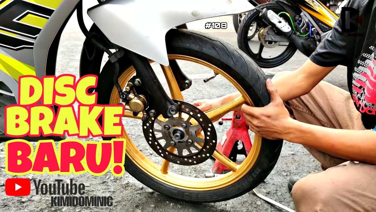 TUKAR DISC BRAKE BARU YAMAHA LC135 YouTube
