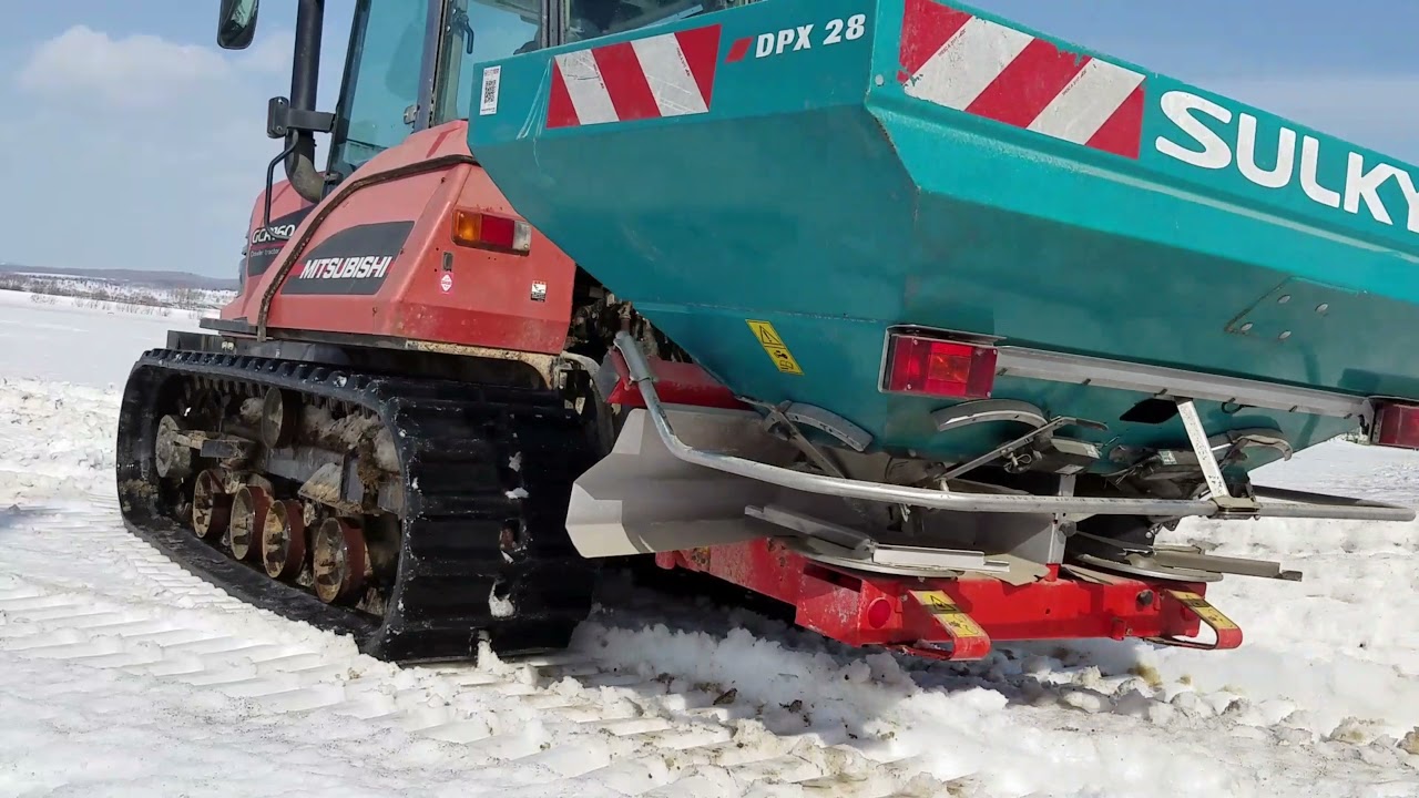 融雪剤散布 北海道 （株)川合農場