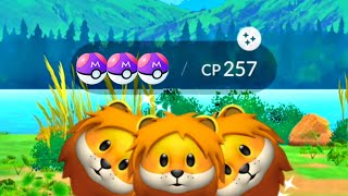 Omg 😱 NETWORK ERROR GAVE ME BEAUTIFUL SHINY GOLDEN LION..... POKEMON GO.