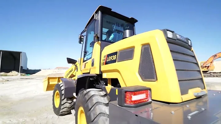 LUGONG LG938 wheel loader with improved performanc...