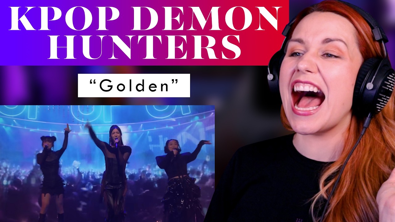 "Golden" Live Performance by KPop Demon Hunters Vocal ANALYSIS