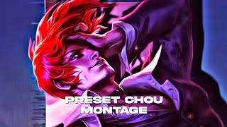 PRESET JJ X SLOWMO || CHOU MONTAGE