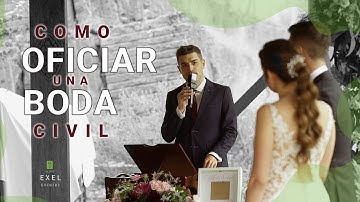 Maestro de ceremonia  boda civil: cómo oficia una boda civil. Discurso emotivo de boda