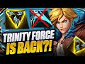 Trinity ezreal is back with the new adc changes challenger ezreal full gameplay