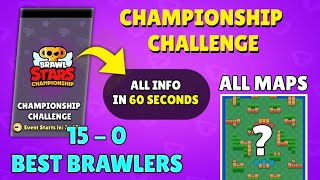 Championship Challenge - All Maps And Best Comps (In 60 Seconds) | Duels Map Permanent?