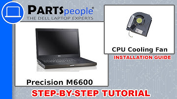 Dell Precision M6600 CPU Cooling Fan How-To Video Tutorial