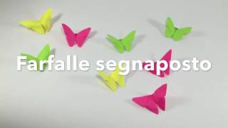 Farfalle segnaposto fai da te - Idee creative fai da te origami farfalla 
