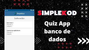 Aplicativo Quiz: banco de dados #5 - Kodular