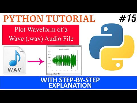 Python Program - Plot A Wave Audio File | Matplotlib & NumPy Tutorial