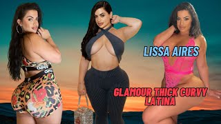 Lissa Aires Latina American Curvy PlusSize Fashion Model, Glamour Actress, Instagram Star Biography