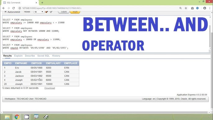 Oracle Tutorial Add And Drop A Column Using Alter Table
