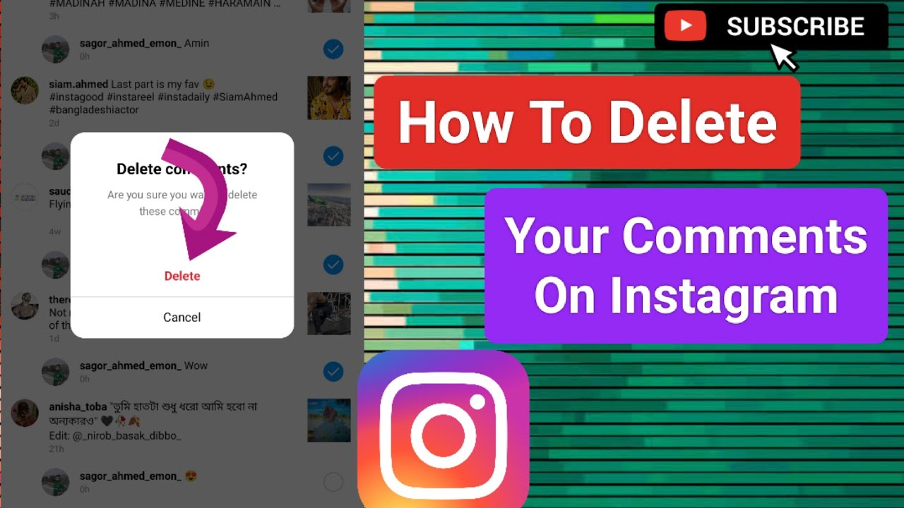 How To Delete Your Comments On Instagram 2023 | Remove Instagram ...