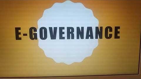 e-Governance