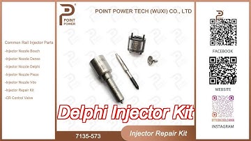 7135-573 delphi common rail injector kits for common rail injectors 28229873, 33800-4a710