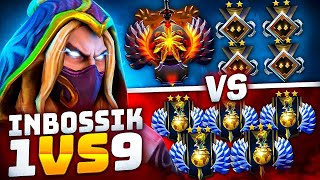 INBOSSIK 1vs9 ЛЮТАЯ ЗАРУБА ОТ ТОП 1 ИНВОКЕРА 