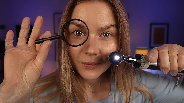 Fastest ASMR Medical Combo Exam 🩺Eye, Hearing, Cranial Nerve, Light Test & Face Exam