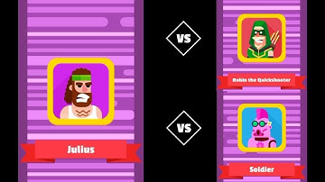 Bowmasters - Gameplay Walkthrough Part 5 - Bowmasters Julius (iOS,Android)