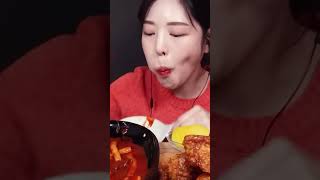 Eat with boki mukbang #shorts #asmr #mukbang #youtubeshorts #spicy #food