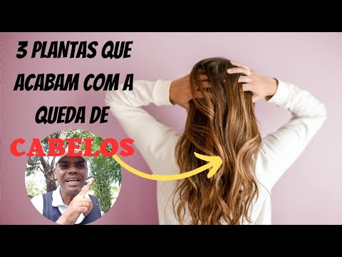 como acabar com QUEDA de CABELOS de maneira NATURAL usando PLANTAS. # ...