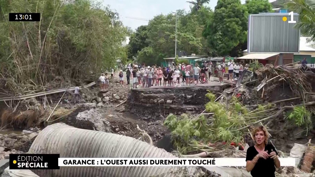 Garance n'a pas épargné l'Ouest de La Réunion : reportage à Saint-Gilles