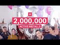 2 Million Active Installs! 🙌🎉🥂