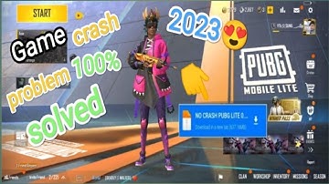 pubg mobile -crash problem 100% solved