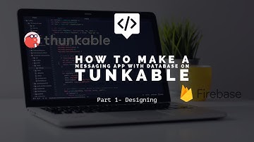 How to make a messaging app with database | Part 1- Designing | Thunkable