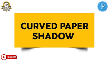 #USE CURVED PAPER SHADOW PERFECTLY IN YOUR DESIGNS IN PIXELLAB #PixelLabTutorials #Graphics Design