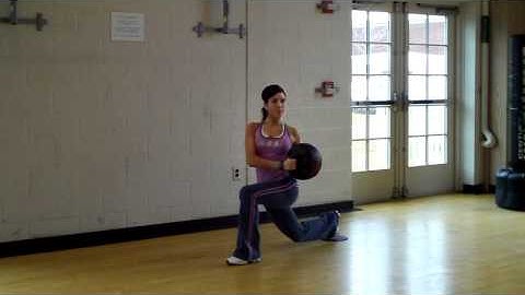 Fitness Pointe Reverse Lunge with Trunk Rotation