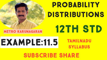 12th Std Maths Ex.11.2(Example 11.5) Two fair coins are tossed simultaneously. Find the Probability