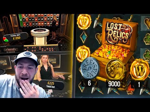 SLOTS, BLACKJACK & ROULETTE! Online Casino Gambling Session