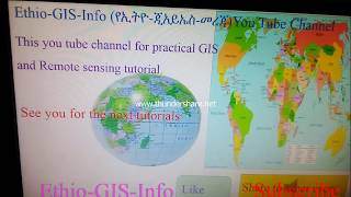 How we Georeference Scanned  topo map (ስካን የሆነን ካርታ እንዴት ጂኦሪፈረንስ እናደርገዋለን) screenshot 3