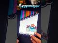 Easy New year Card making 2026#shorts#ytshorts#diy#howtomake#newyear#trending