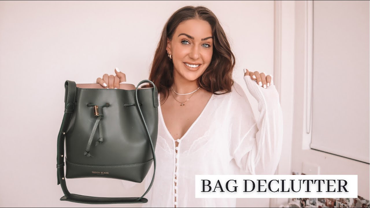 BAG DECLUTTER | Organise With Me ♡ Downsizing My Bag Collection - YouTube