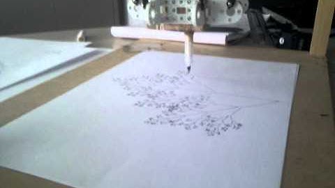 Delta Robot Drawing Fractal 2