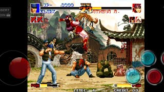 King Of Fighters 1994 Clark Kick Attack On Athena Ryona